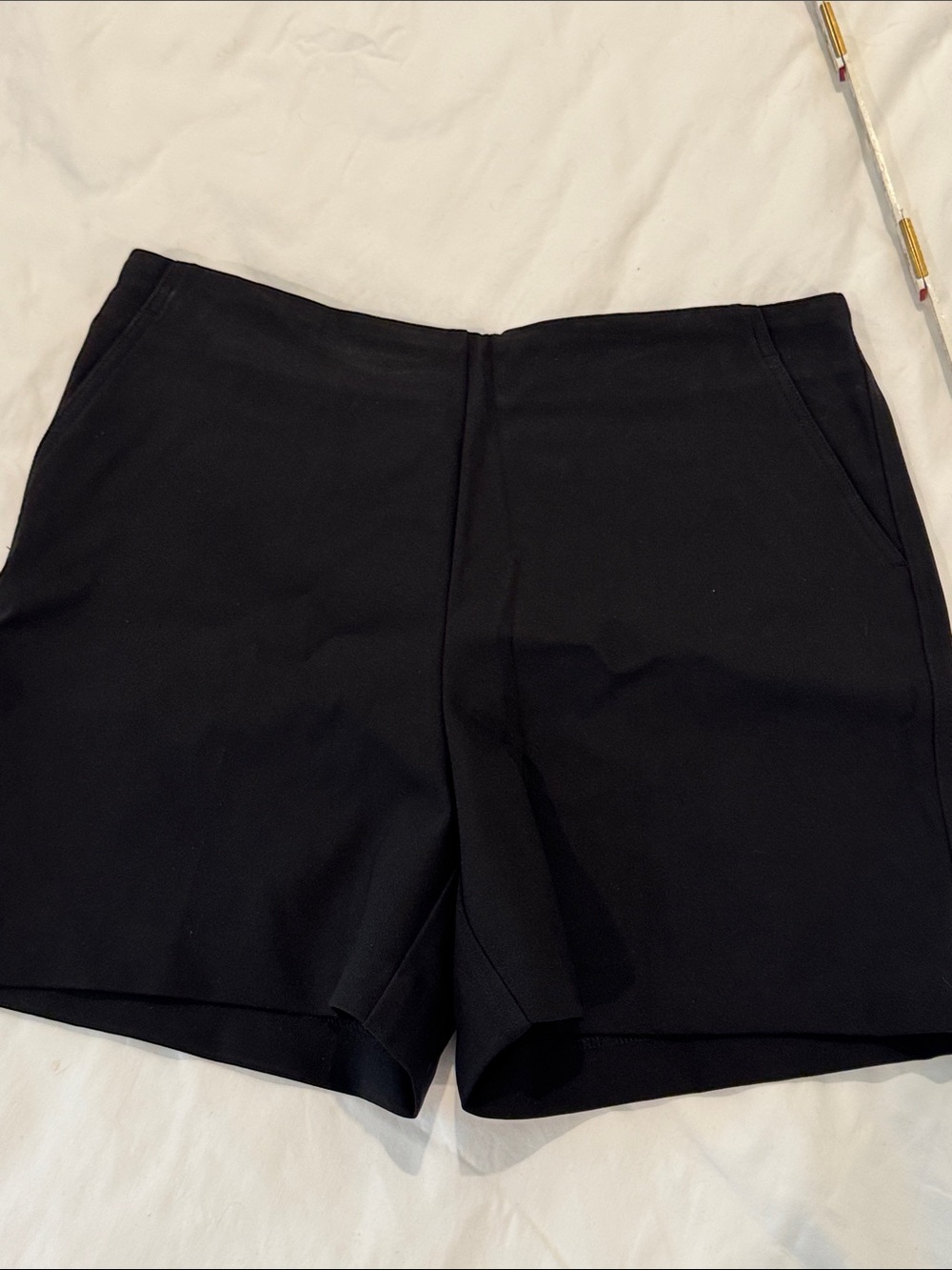 Rachel Zoe High-Waist Black Pull-On Shorts